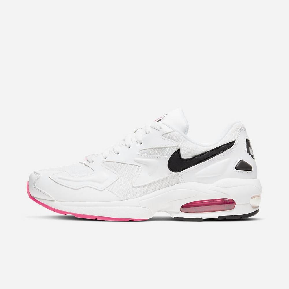 Sneakers Nike Air Max2 Light Blanche 9356-042 Summit White/Hyper Pink/Black Homme | ASW-24582758